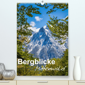 Bergblicke – Mittenwald (Premium, hochwertiger DIN A2 Wandkalender 2022, Kunstdruck in Hochglanz) von Roman Roessler,  Fabian