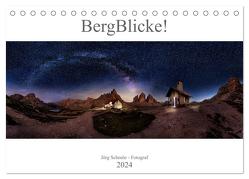 BergBlicke! (Tischkalender 2024 DIN A5 quer), CALVENDO Monatskalender von Schmöe,  Jörg