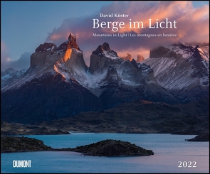 Berge im Licht 2022 – Wandkalender 58,4 x 48,5 cm – Spiralbindung von Köster,  David