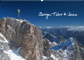 Berge, Täler & Seen (Wandkalender 2023 DIN A2 quer) von Rieß,  Gerhard