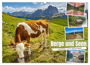 Berge und Seen, mit Zitaten – nur für Dich by VogtArt (Wandkalender 2024 DIN A2 quer), CALVENDO Monatskalender von VogtArt,  VogtArt