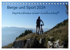 Berge und Sport 2024, Impressionen einer Leidenschaft (Tischkalender 2024 DIN A5 quer), CALVENDO Monatskalender von & Martin Wesselak,  Mucki