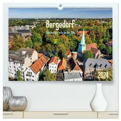 Bergedorf Hamburgs Perle an der Bille (hochwertiger Premium Wandkalender 2024 DIN A2 quer), Kunstdruck in Hochglanz von Ohde,  Christian