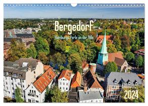 Bergedorf Hamburgs Perle an der Bille (Wandkalender 2024 DIN A3 quer), CALVENDO Monatskalender von Ohde,  Christian