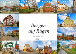 Bergen Auf Rügen Impressionen (Wandkalender 2021 DIN A4 quer) von Meutzner,  Dirk