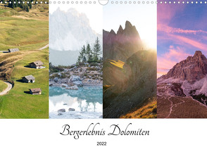 Bergerlebnis Dolomiten (Wandkalender 2022 DIN A3 quer) von Fink,  Christina