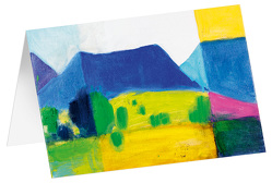 Bergmassiv – Kunst-Faltkarten ohne Text (5 Stück) von Felger,  Andreas