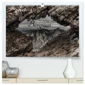 Bergpixel „kreuz und quer durch die Alpen“ (hochwertiger Premium Wandkalender 2024 DIN A2 quer), Kunstdruck in Hochglanz von Major,  Maik