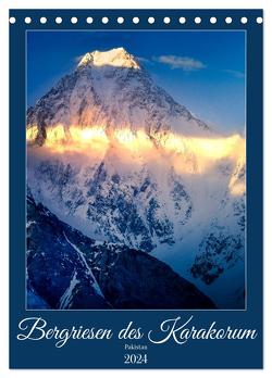 Bergriesen des Karakorum (Tischkalender 2024 DIN A5 hoch), CALVENDO Monatskalender von Weigelt,  Holger