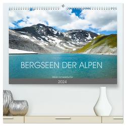 Bergseen der Alpen (hochwertiger Premium Wandkalender 2024 DIN A2 quer), Kunstdruck in Hochglanz von Miriam Schwarzfischer,  Fotografin