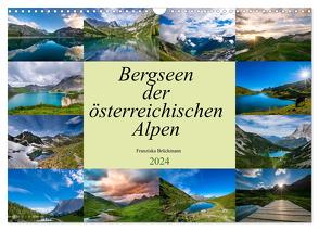 Bergseen der österreichischen Alpen (Wandkalender 2024 DIN A3 quer), CALVENDO Monatskalender von Brückmann,  Franziska