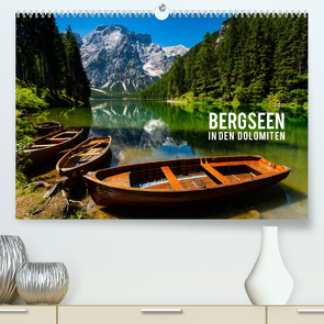 Bergseen in den Dolomiten (Premium, hochwertiger DIN A2 Wandkalender 2022, Kunstdruck in Hochglanz) von Gospodarek,  Mikolaj
