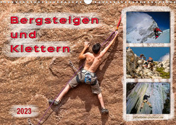 Bergsteigen und Klettern (Wandkalender 2023 DIN A3 quer) von Roder,  Peter