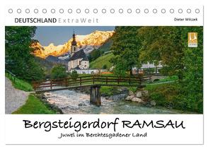 Bergsteigerdorf RAMSAU – Juwel im Berchtesgadener Land (Tischkalender 2024 DIN A5 quer), CALVENDO Monatskalender von Wilczek,  Dieter