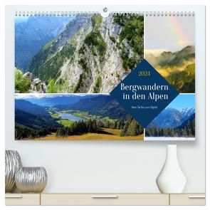 Bergwandern in den Alpen – vom Tal bis zum Gipfel (hochwertiger Premium Wandkalender 2024 DIN A2 quer), Kunstdruck in Hochglanz von Gillner,  Martin