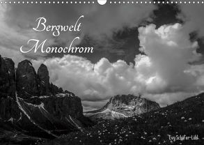 Bergwelt Monochrom (Wandkalender 2020 DIN A3 quer) von Schäfer-Löbl,  Evy
