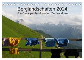 Bergwelten – Vom Voralpenland zu den Zentralalpen (Tischkalender 2024 DIN A5 quer), CALVENDO Monatskalender von Dietsch,  Monika
