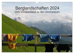Bergwelten – Vom Voralpenland zu den Zentralalpen (Wandkalender 2024 DIN A3 quer), CALVENDO Monatskalender von Dietsch,  Monika