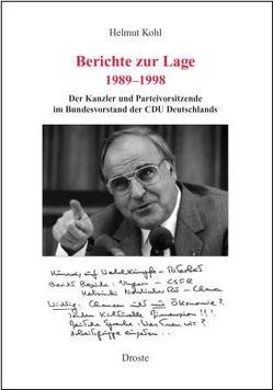 Berichte zur Lage 1989-1998 von Kohl,  Helmut