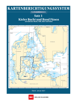 Berichtigung Sportbootkarten Satz 1: Kieler Bucht und Rund Fünen (Ausgabe 2021) von Agency,  Danish Geodata
