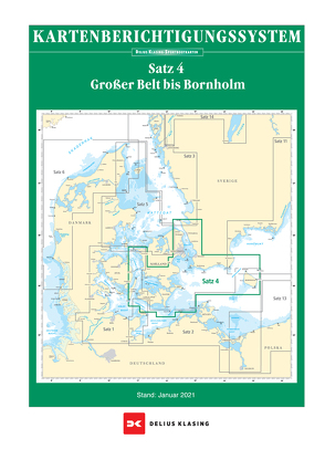 Berichtigung Sportbootkarten Satz 4: Großer Belt bis Bornholm (Ausgabe 2022)