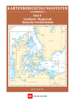 Berichtigung Sportbootkarten Satz 6: Limfjord – Skagerrak – Dänische Nordseeküste (Ausgabe 2022) von Agency,  Danish Geodata