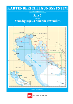 Berichtigung Sportbootkarten Satz 7: Adria 1 (Ausgabe 2022) von Agency,  Danish Geodata