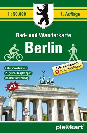 Berlin 1 : 50.000 Rad- und Wanderkarte