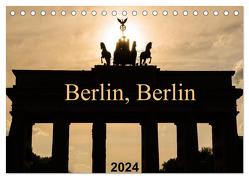 Berlin, Berlin 2024 (Tischkalender 2024 DIN A5 quer), CALVENDO Monatskalender von Grau,  Anke