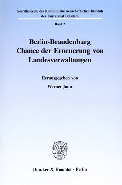 Berlin-Brandenburg. von Jann,  Werner
