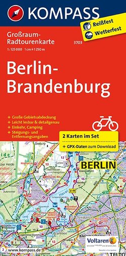 Berlin-Brandenburg von KOMPASS-Karten GmbH