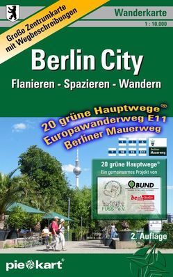 Berlin City 1 : 10.000 Wanderkarte