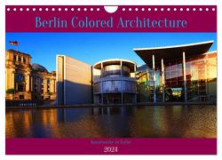 Berlin Colored Architecture (Wandkalender 2024 DIN A4 quer), CALVENDO Monatskalender von Aichner,  Joe