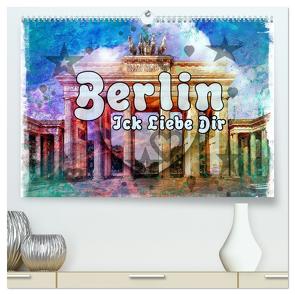 Berlin Ick Liebe Dir (hochwertiger Premium Wandkalender 2024 DIN A2 quer), Kunstdruck in Hochglanz von Bielow,  Nico