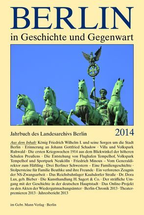 Berlin in Geschichte und Gegenwart von Breunig,  Werner, Schaper,  Uwe