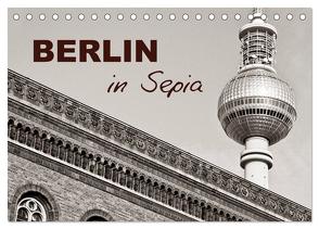 Berlin in Sepia (Tischkalender 2024 DIN A5 quer), CALVENDO Monatskalender von und Udo Klinkel,  Ellen