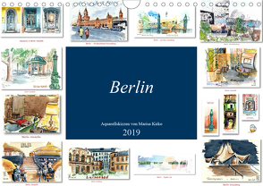 Berlin-Skizzen (Wandkalender 2019 DIN A4 quer) von Kirko,  Marisa