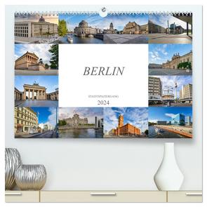 Berlin Stadtspaziergang (hochwertiger Premium Wandkalender 2024 DIN A2 quer), Kunstdruck in Hochglanz von Meutzner,  Dirk