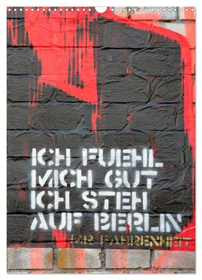 Berlin Street Art (Wandkalender 2024 DIN A3 hoch), CALVENDO Monatskalender von Vogel,  Tobias