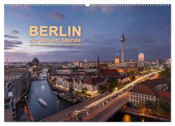 Berlin zur Blauen Stunde – 12 Berliner Sehenswürdigkeiten (Wandkalender 2024 DIN A2 quer), CALVENDO Monatskalender von R. Stuhlmann,  Peter