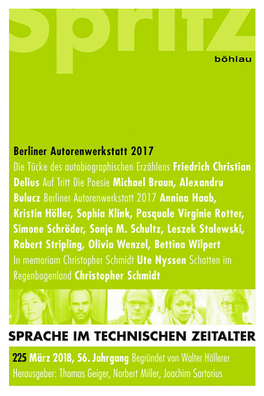 Berliner Autorenwerkstatt 2017 von Geiger,  Thomas, Milller,  Norbert, Sartorius,  Joachim