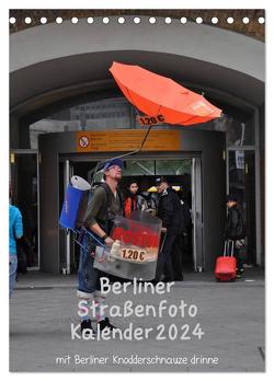 Berliner Straßenfoto Kalender 2024 (Tischkalender 2024 DIN A5 hoch), CALVENDO Monatskalender von Drews,  Marianne
