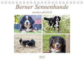 Berner Sennenhunde machen glücklich (Tischkalender 2023 DIN A5 quer) von SchnelleWelten