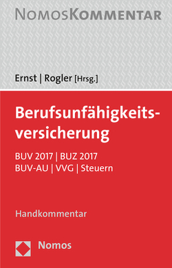 Berufsunfähigkeitsversicherung von Ernst,  Michael-A., Rogler,  Jens
