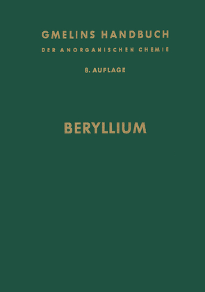 Beryllium von Meyer,  R. J.