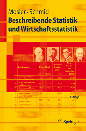 Beschreibende Statistik und Wirtschaftsstatistik von Mosler,  Karl, Schmid,  Friedrich