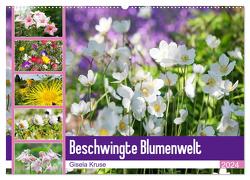 Beschwingte Blumenwelt (Wandkalender 2024 DIN A2 quer), CALVENDO Monatskalender von Kruse,  Gisela