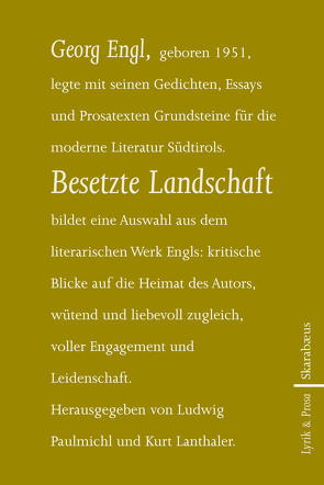 Besetzte Landschaft von Engl,  Georg, Lanthaler,  Kurt, Paulmichl,  Ludwig
