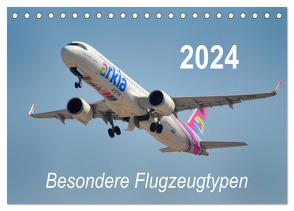 Besondere Flugzeugtypen (Tischkalender 2024 DIN A5 quer), CALVENDO Monatskalender von Merz,  Matthias