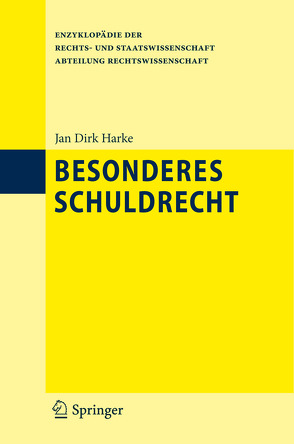 Besonderes Schuldrecht von Harke,  Jan Dirk